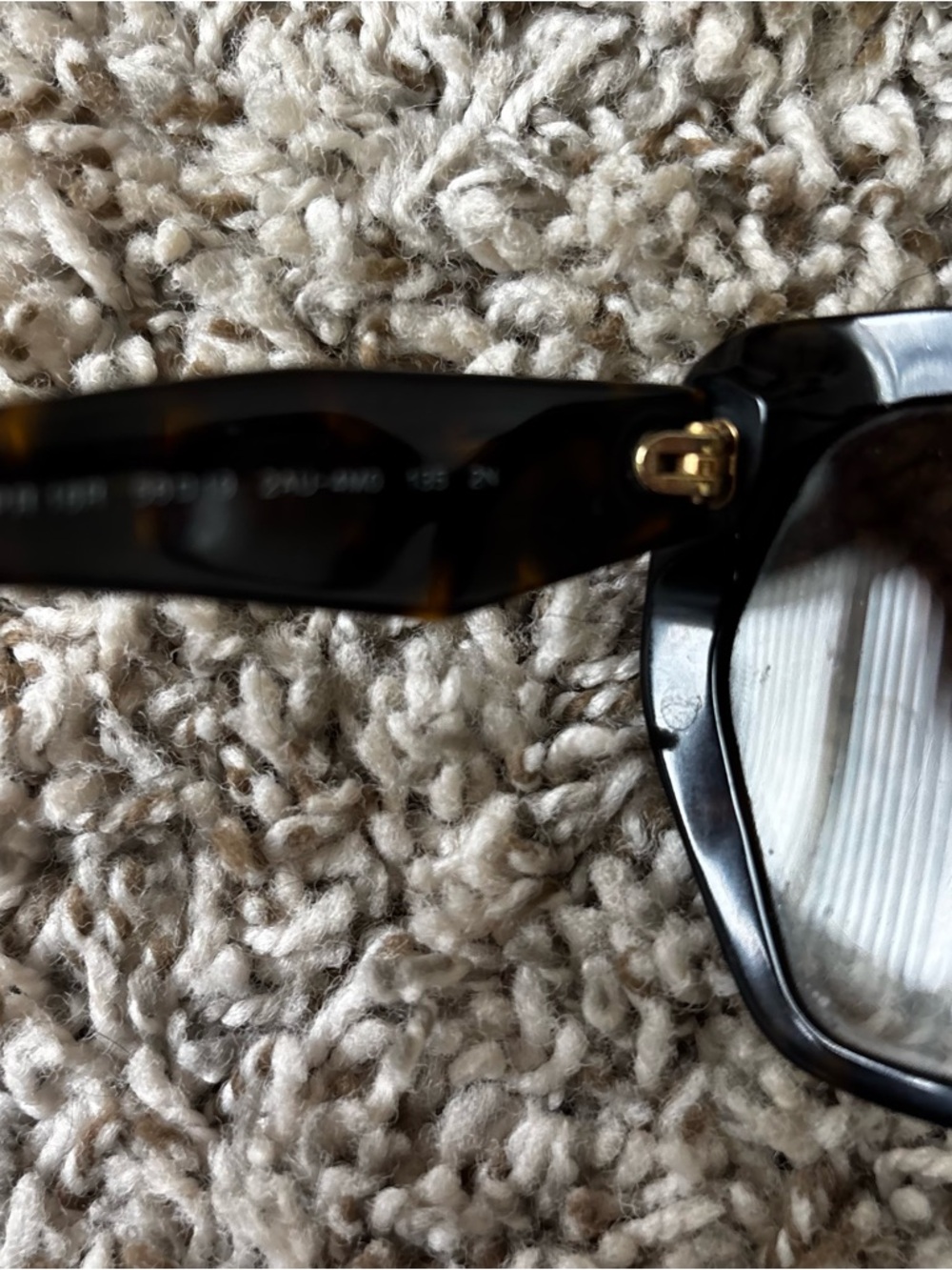 Prada brown heritage jackee O Oversized Gradient Sunglasses authentic no case - Picture 6 of 10